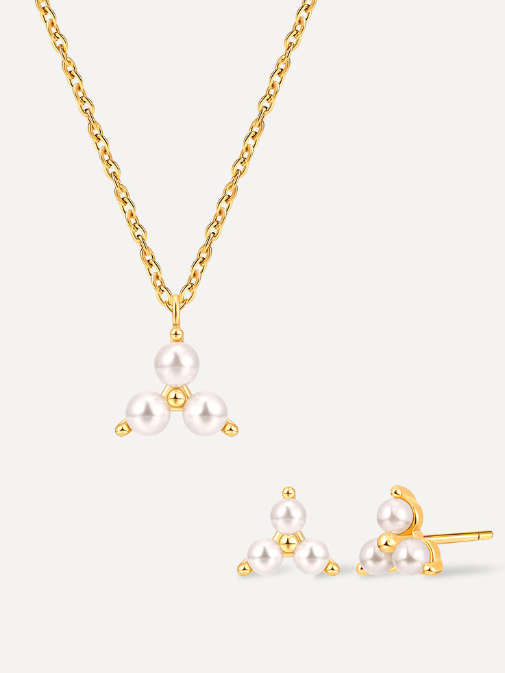 Eternal Pearl Set Gold