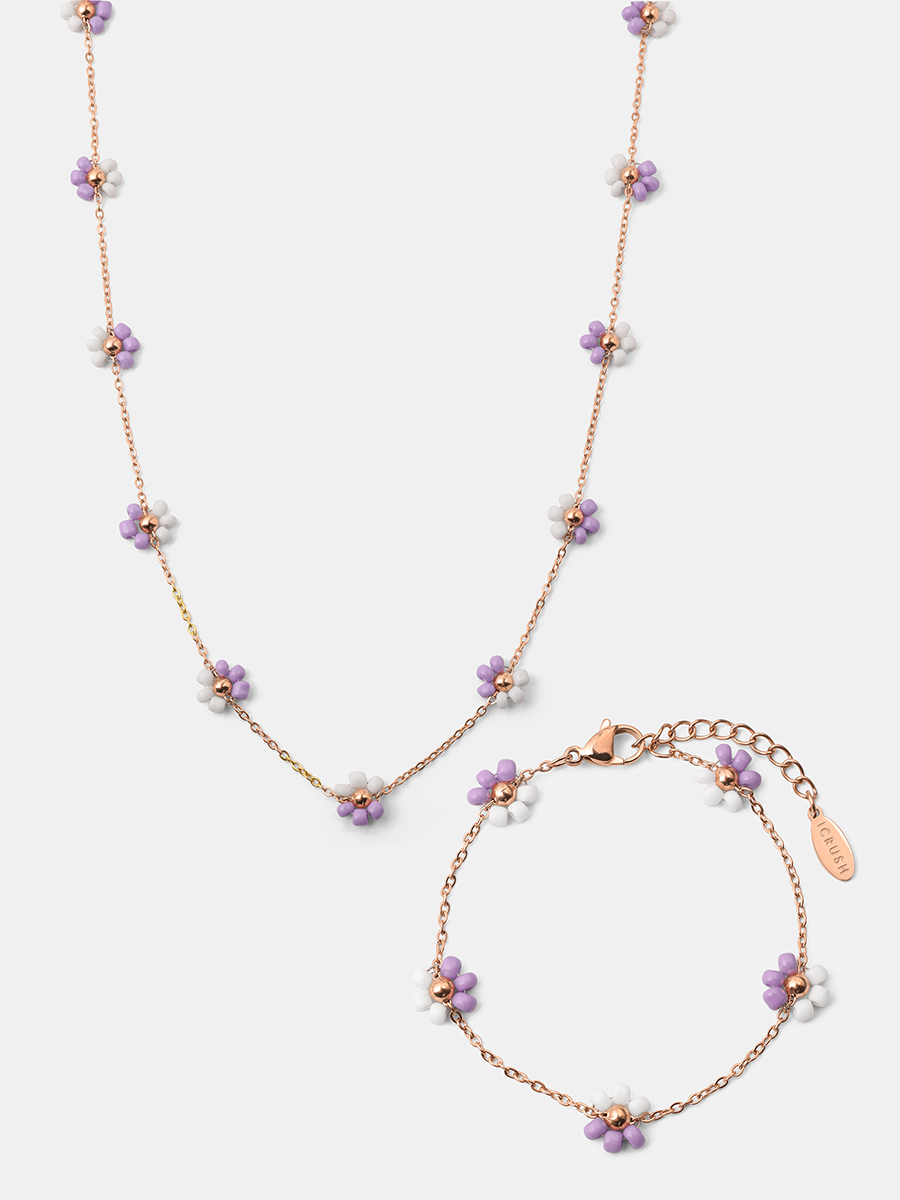 Blossom Moment Purple-white Set