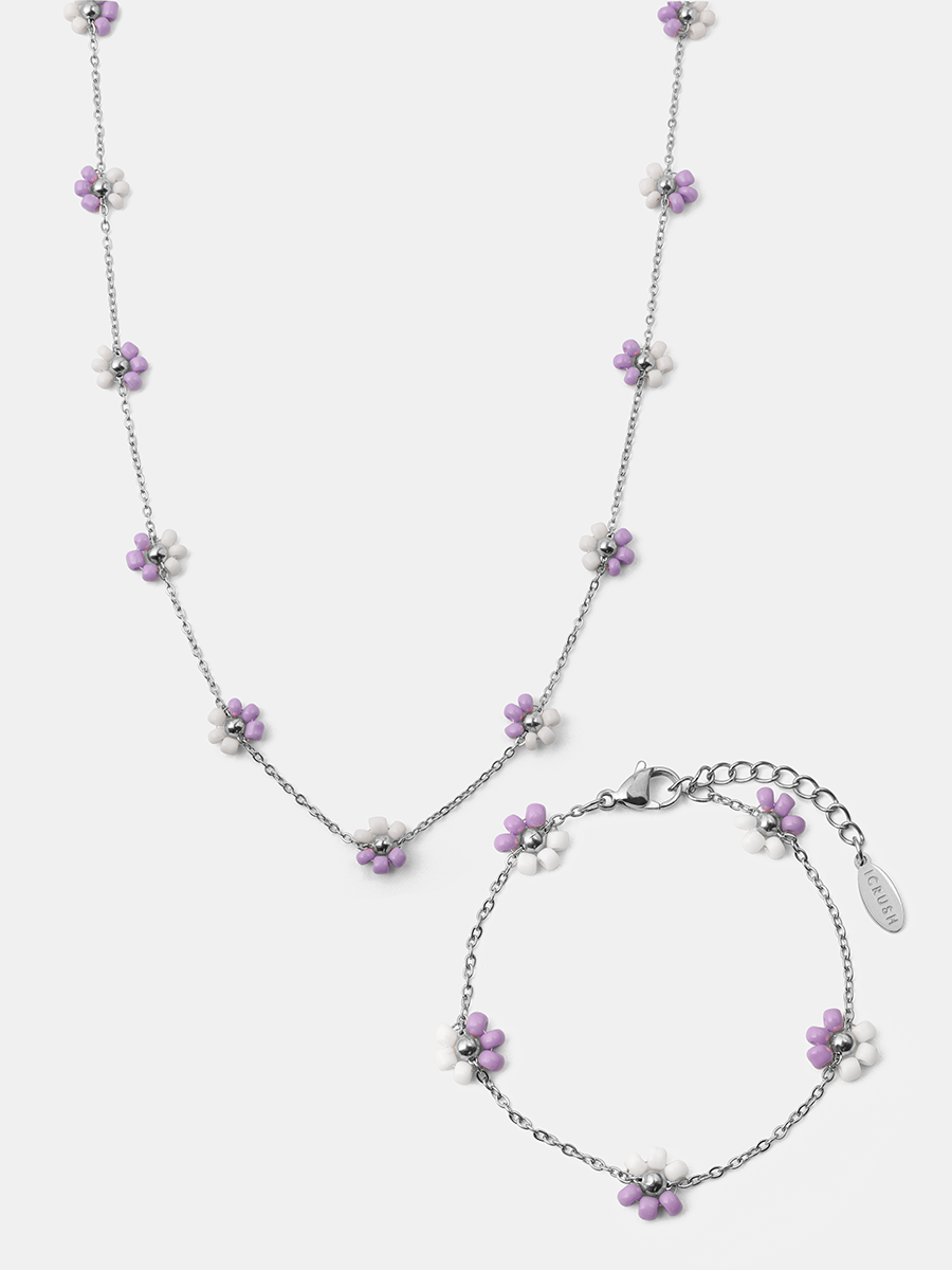 Blossom Moment Purple-white Set