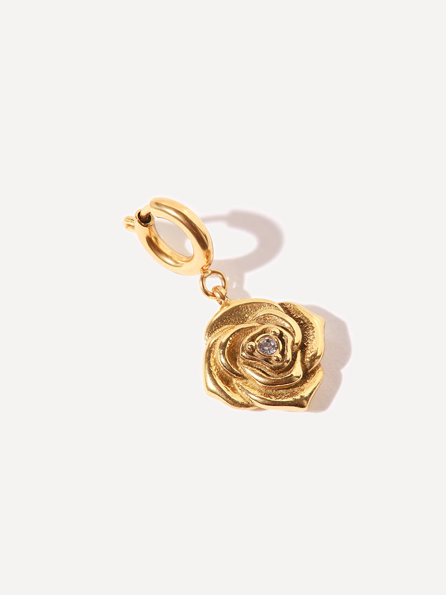 Rose Blooming Grace Ketten-Charm