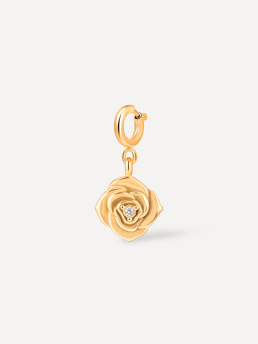 Rose Blooming Grace Ketten-Charm