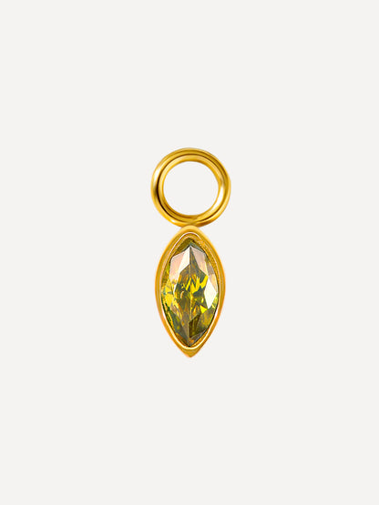7,5x4mm Green Lake Ohrring-Charm