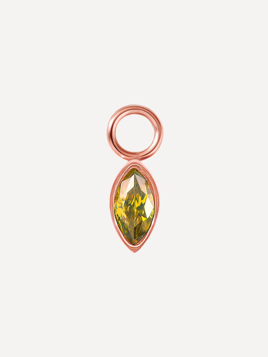 7,5x4mm Green Lake Ohrring-Charm