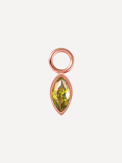 7,5x4mm Green Lake Ohrring-Charm