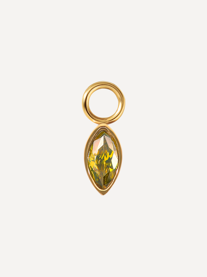 7,5x4mm Green Lake Ohrring-Charm