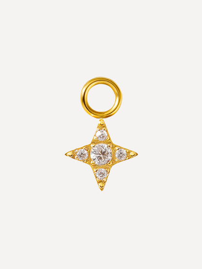 8,5x8,5mm Eternal Polaris Ohrring-Charm