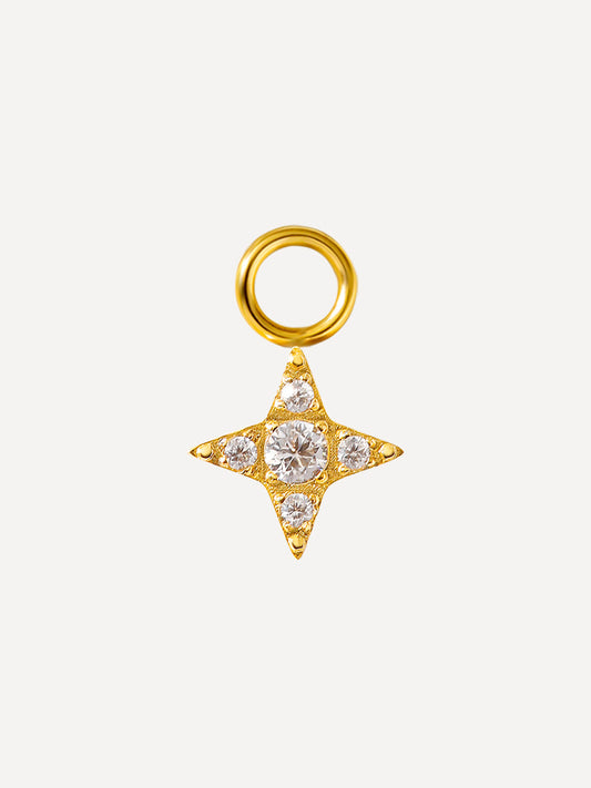 8,5x8,5mm Eternal Polaris Ohrring-Charm