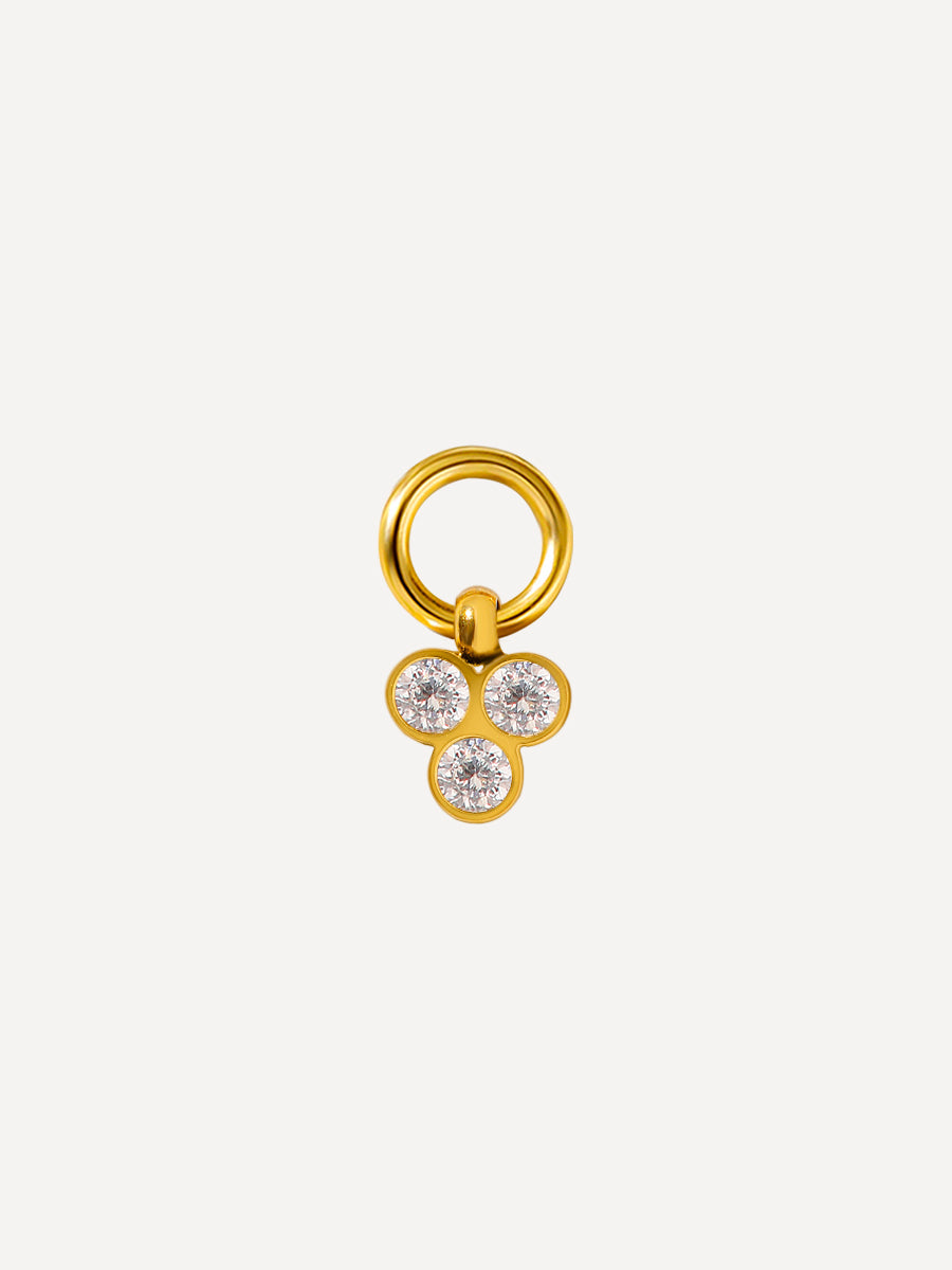 4,7x4mm Victory Fruit Ohrring-Charm