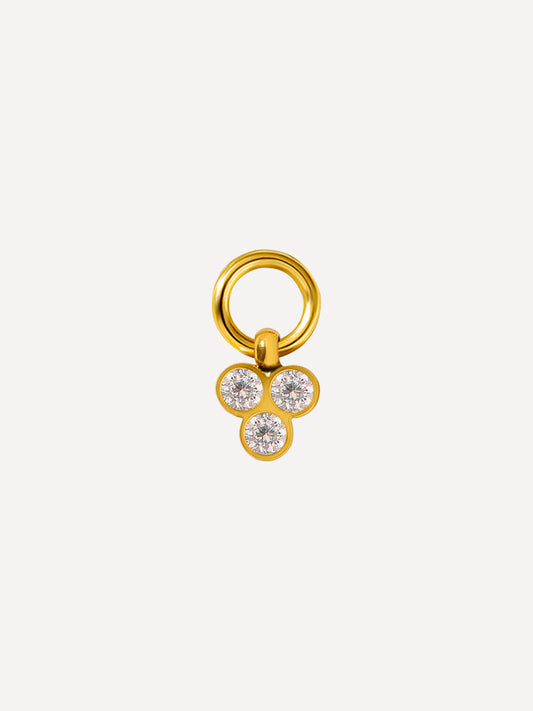 4,7x4mm Victory Fruit Ohrring-Charm