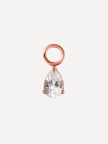 6,7x4,7mm Pure Drop Ohrring-Charm