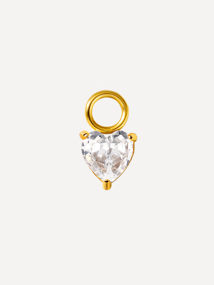 5,5x5,5mm Sincere Love Ohrring-Charm
