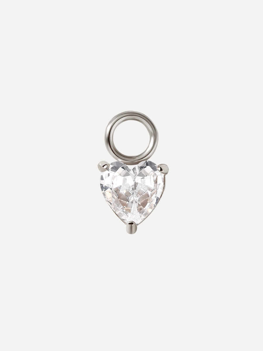 5,5x5,5mm Sincere Love Ohrring-Charm