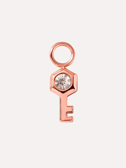 9,5x5mm Secret Key Ohrring-Charm
