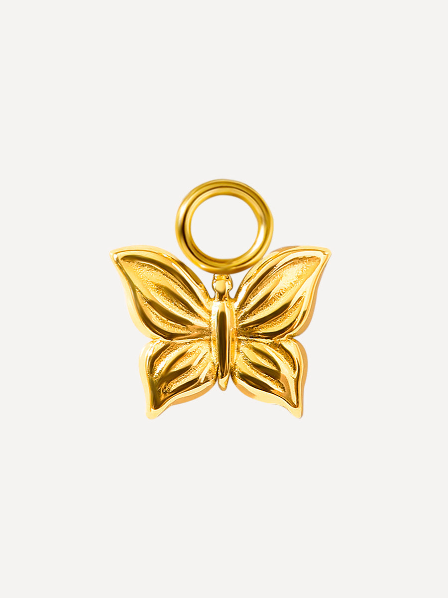 7,5x10mm Dancing Butterfly Ohrring-Charm