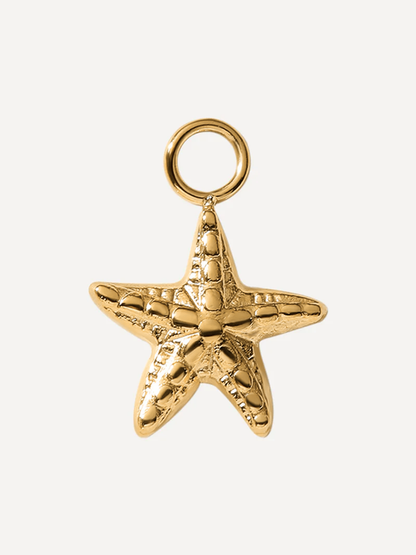 12x12mm Bubbly Starfish Ohrring-Charm