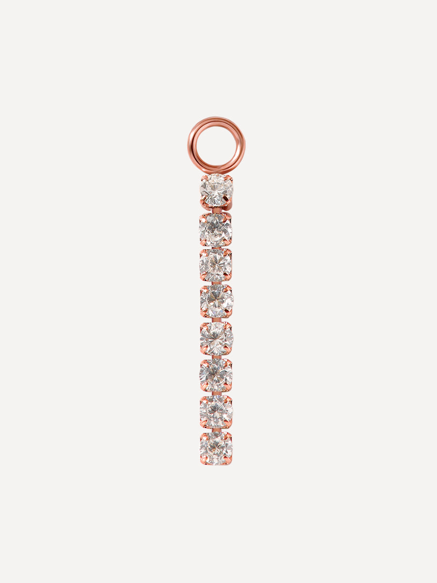 21x2,5mm Aurora Drop Ohrring-Charm