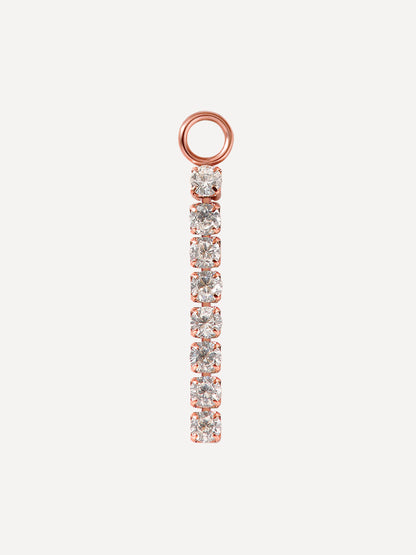 21x2,5mm Aurora Drop Ohrring-Charm
