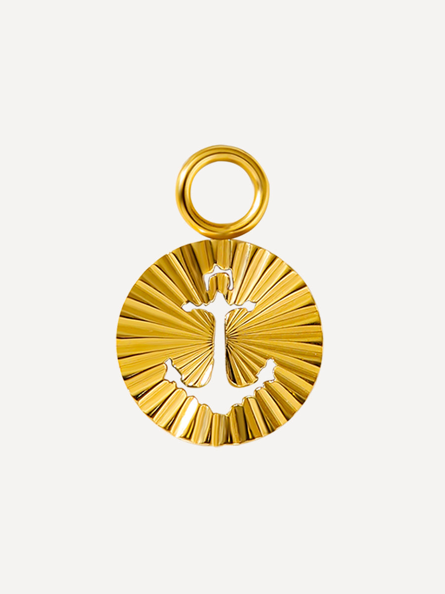 10x10mm Anchor Ohrring-Charm