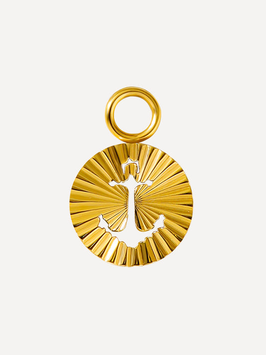 10x10mm Anchor Ohrring-Charm