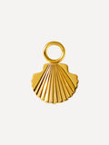 8x9,5mm Sunlit Shell Ohrring-Charm