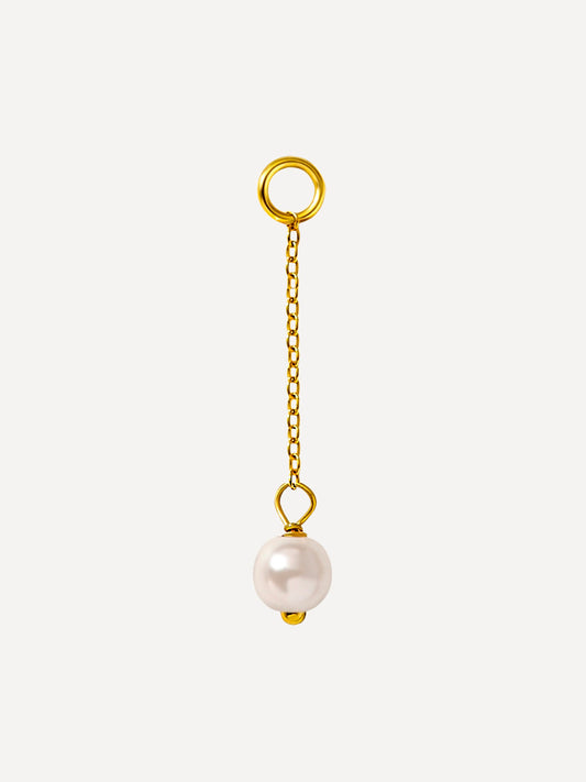 26,5x5mm Graceful Pearl Ohrring-Charm