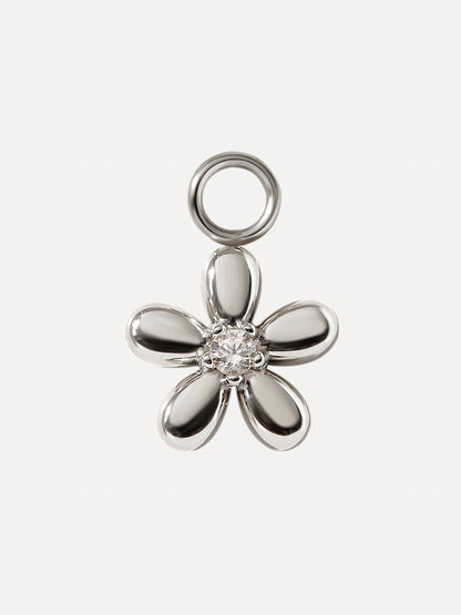 10x10mm Floral Shine Ohrring-Charm