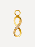 15x6mm Twilight Infinity Ohrring-Charm