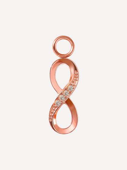 15x6mm Twilight Infinity Ohrring-Charm
