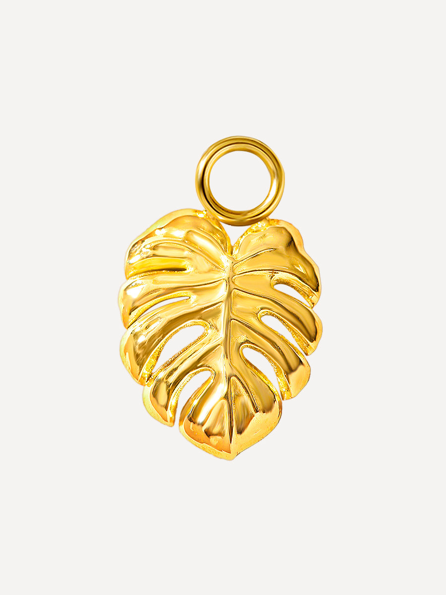 11,5x10mm Monstera Leaf Ohrring-Charm