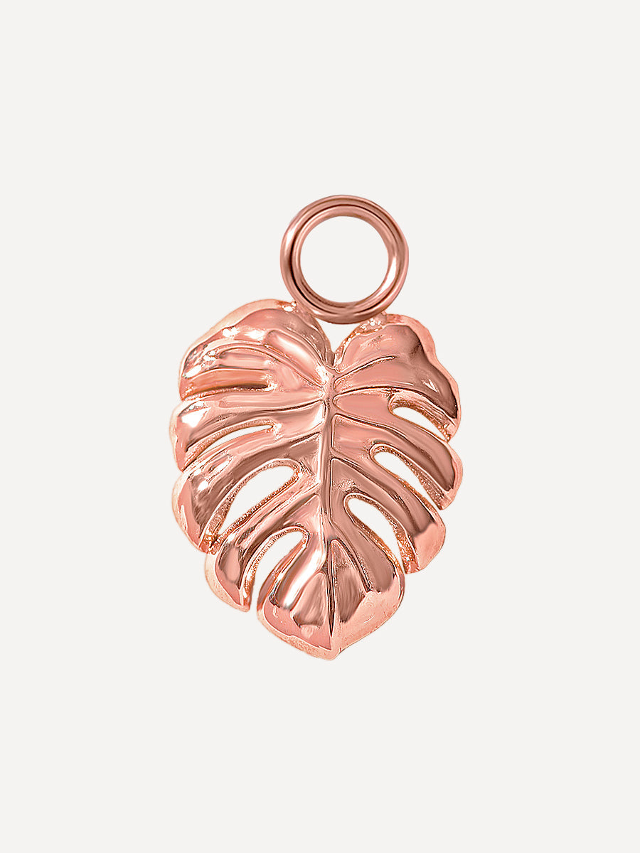 11,5x10mm Monstera Leaf Ohrring-Charm