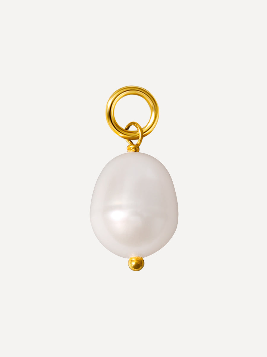 Modern Pearl Ohrring-Charm