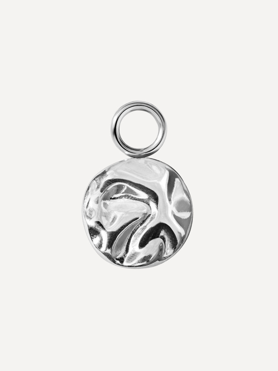 8,8x8,8mm Wave Gleam Ohrring-Charm