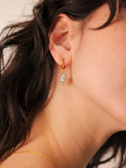 7,4x11,2mm Twilight Pearl Ohrring-Charm