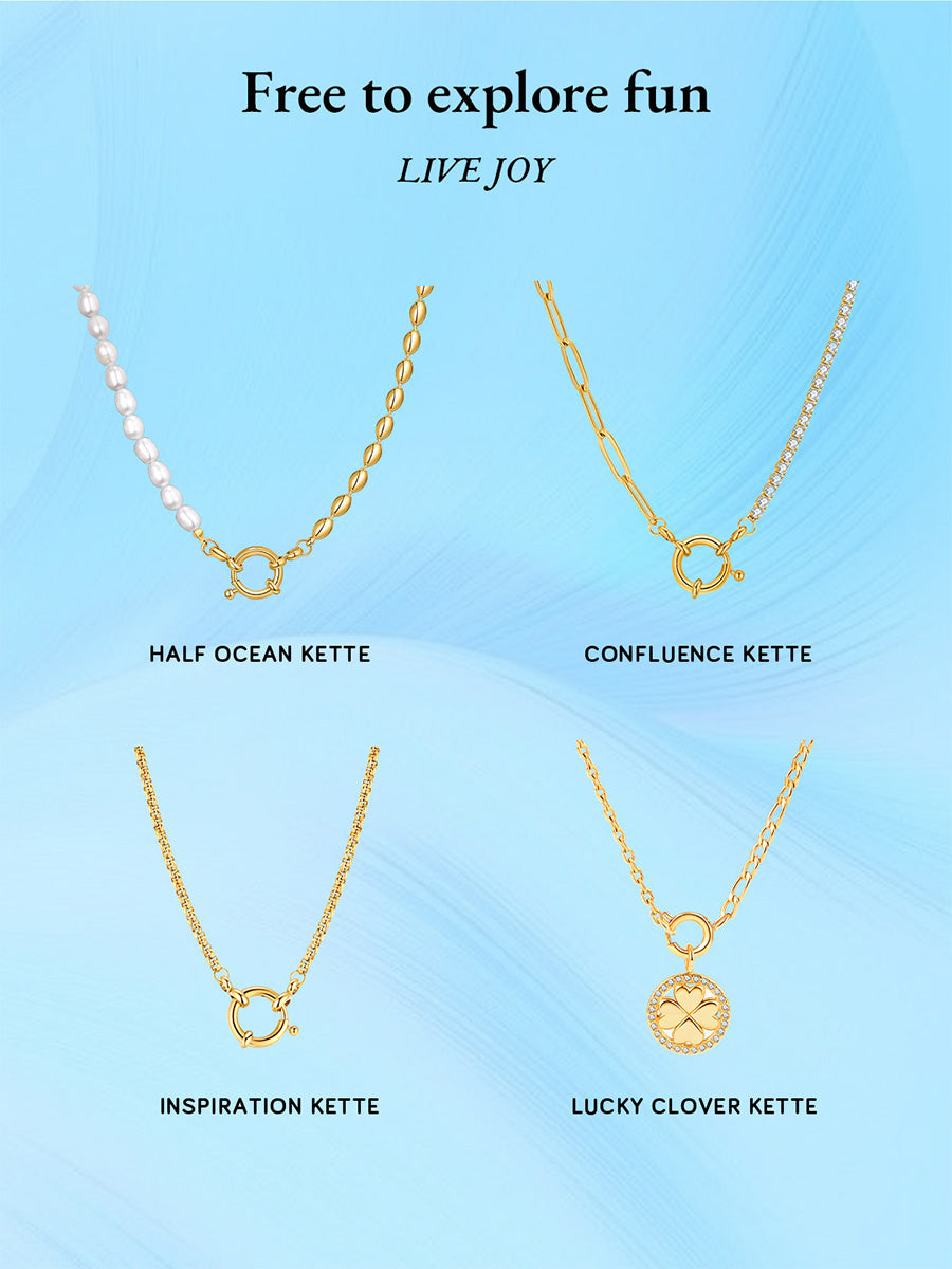 Puffy Letter Ketten-Charms
