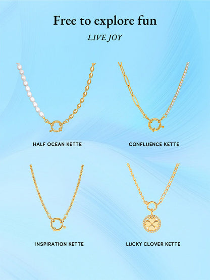 Puffy Letter Ketten-Charms
