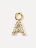 Dazzling Letter Ohrring-Charms