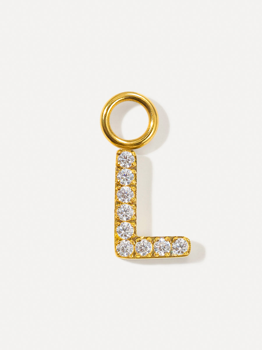 Dazzling Letter Ohrring-Charms