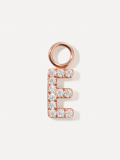 Dazzling Letter Ohrring-Charms