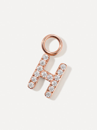 Dazzling Letter Ohrring-Charms