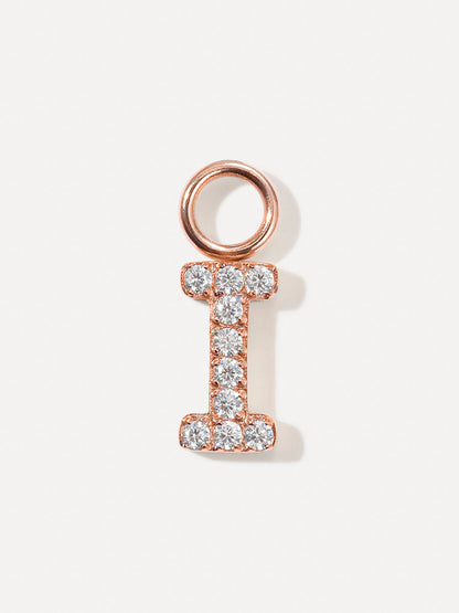 Dazzling Letter Ohrring-Charms