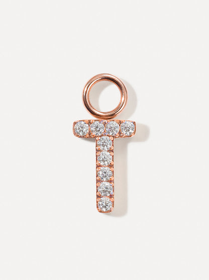 Dazzling Letter Ohrring-Charms