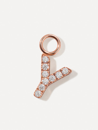 Dazzling Letter Ohrring-Charms