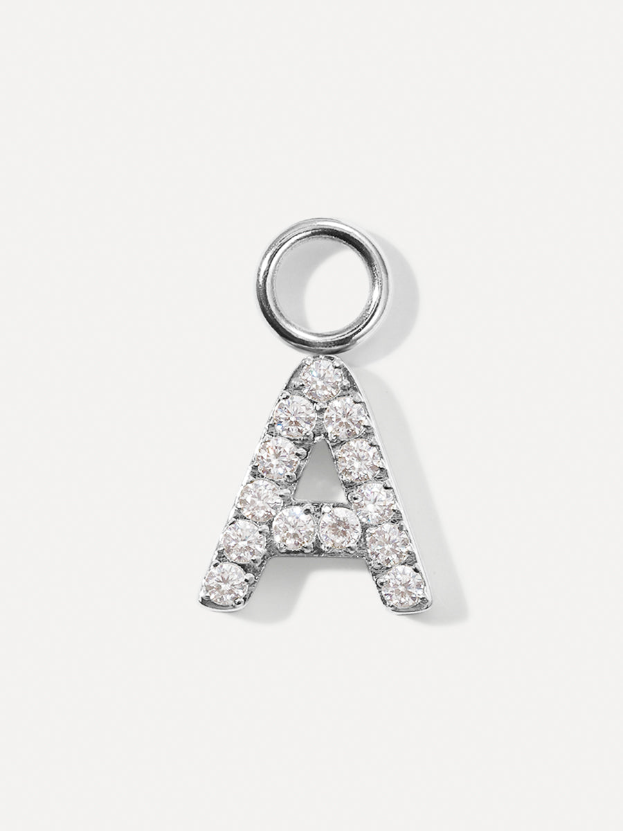 Dazzling Letter Ohrring-Charms