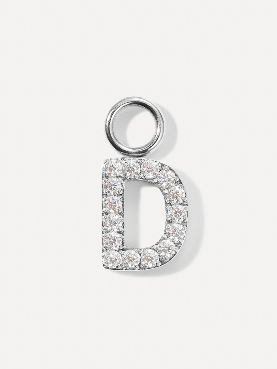 Dazzling Letter Ohrring-Charms