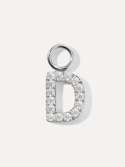 Dazzling Letter Ohrring-Charms