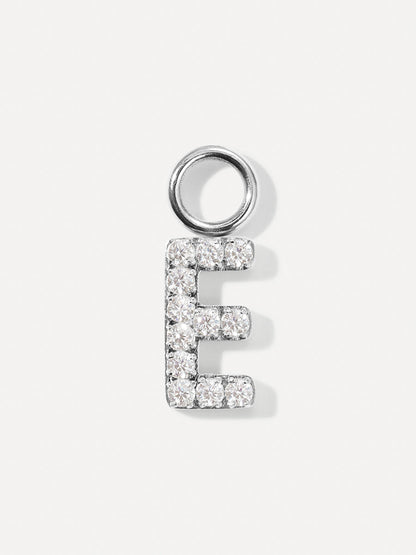 Dazzling Letter Ohrring-Charms
