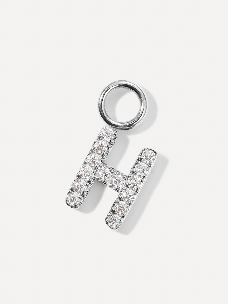 Dazzling Letter Ohrring-Charms