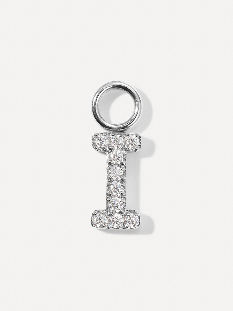 Dazzling Letter Ohrring-Charms