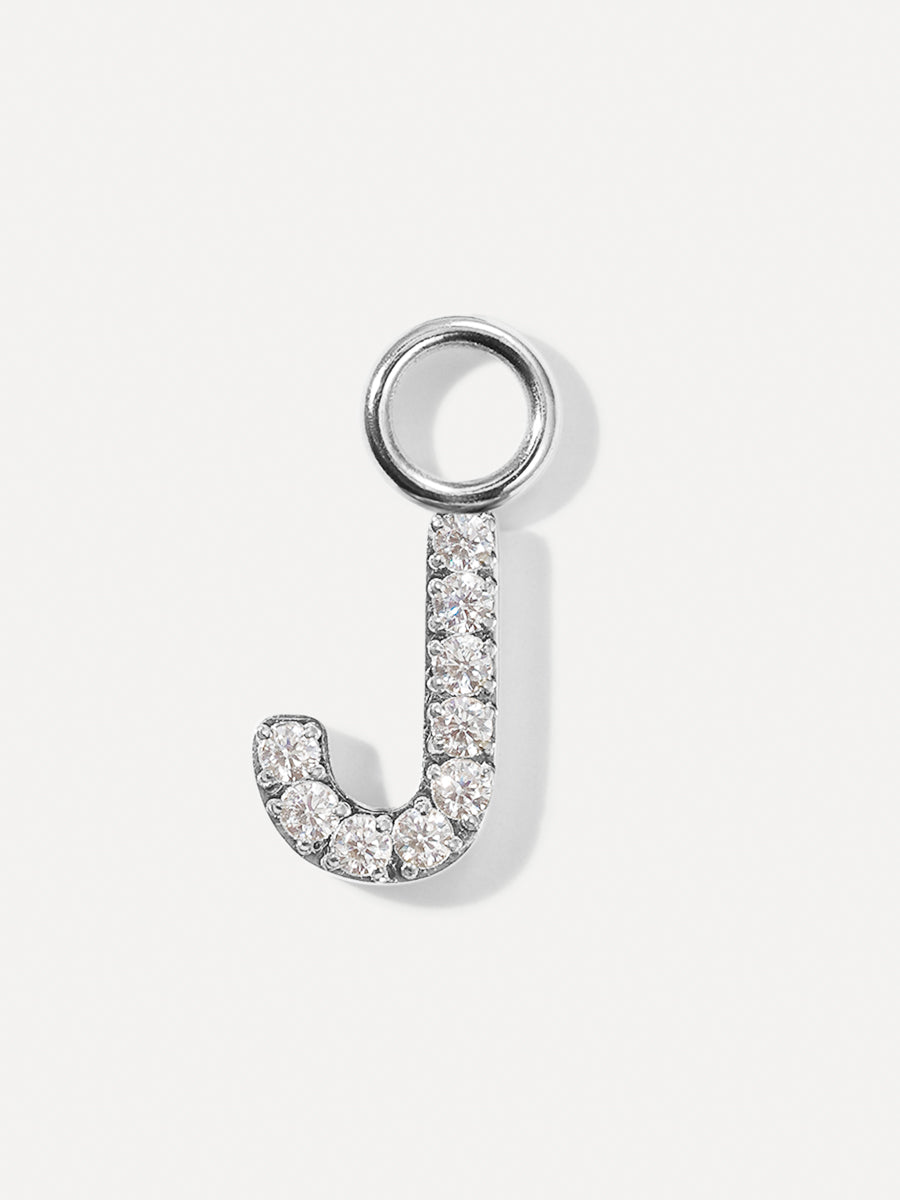 Dazzling Letter Ohrring-Charms