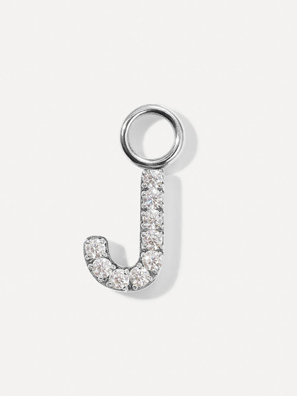 Dazzling Letter Ohrring-Charms